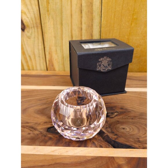 Oleg Cassini Crystal Cut Ball Votive Candle Holder - Picture 1 of 9